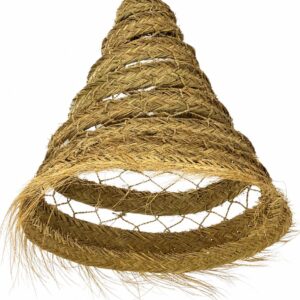 Lámpara Colgante Artesanal de Palma Natural