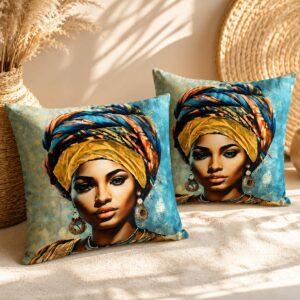 Pack Cojines Decorativos Mujer Africana