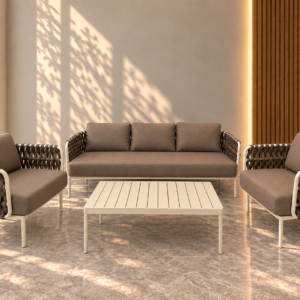 Conjunto de Cuerda Sofá Sillones i Mesa